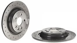 Rear brake disc (electric parking brake)(non vented) P3 S60 II(XC)/V60(XC) S80 II/V70 III/XC70 III perforated