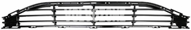 Radiator grill lower bright P1 V40 II for standard bumper, without holes for parking sensors