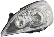 Headlight left xenon P3 (-2013) S60 II/V60 D3S with Active Bending Lights (ABL)