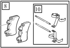 Front BRAKE PAD KIT Volvo 32300756 (OEM)
