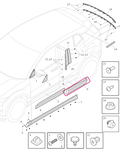 TRIM MOULDING Volvo 80001703