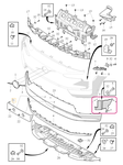 Bumper BRACKET Outer Left Volvo 80001775