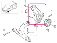 STEERING KNUCKLE Right Volvo 80006989
