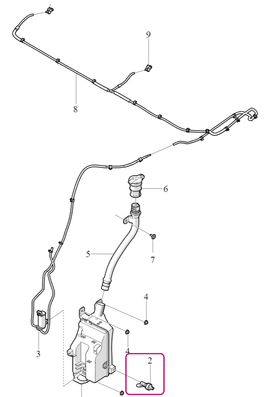 Water Reservoir LEVEL WARNER SENSOR Volvo 80010937 (OEM)