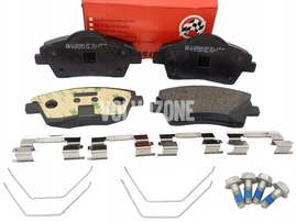 Front brake pads (296mm diameter) CMA XC40