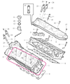 Valve cover gasket front / left 4.4 V8 P2 XC90/P3 S80 II