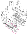 Cylinder head gasket front / left 4.4 V8 P2 XC90/P3 S80 II