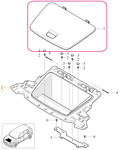 FRONT TRUNK CONTAINER Hatch / Cover Volvo 80017292